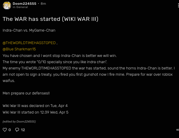 Indra-chan is WINNING!!! the wiki war III