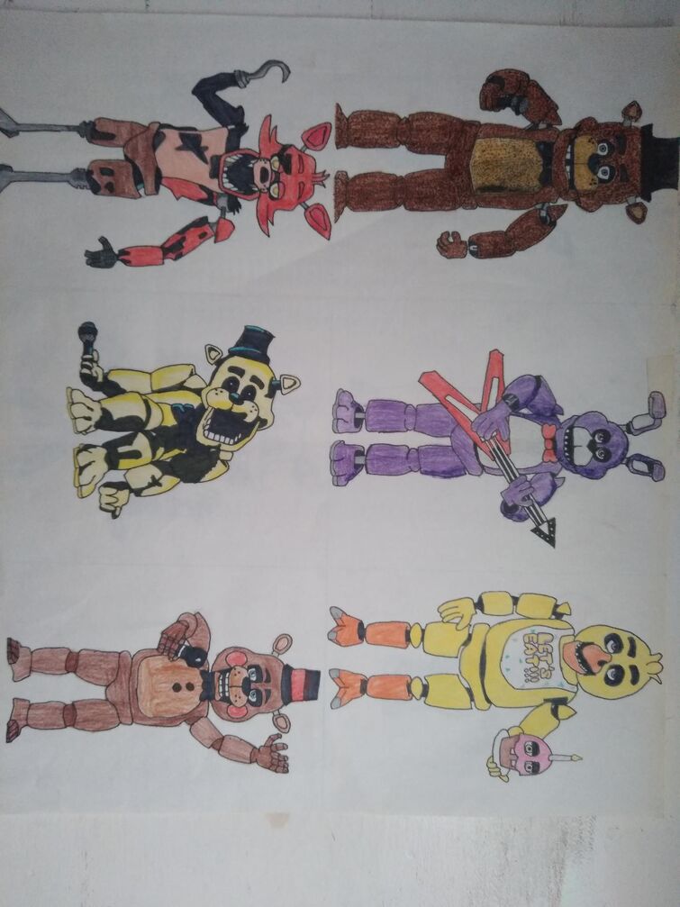 Encontré los primeros dibujos que hice de Five Nights at Freddy's, por eso  son tan feos. | Fandom