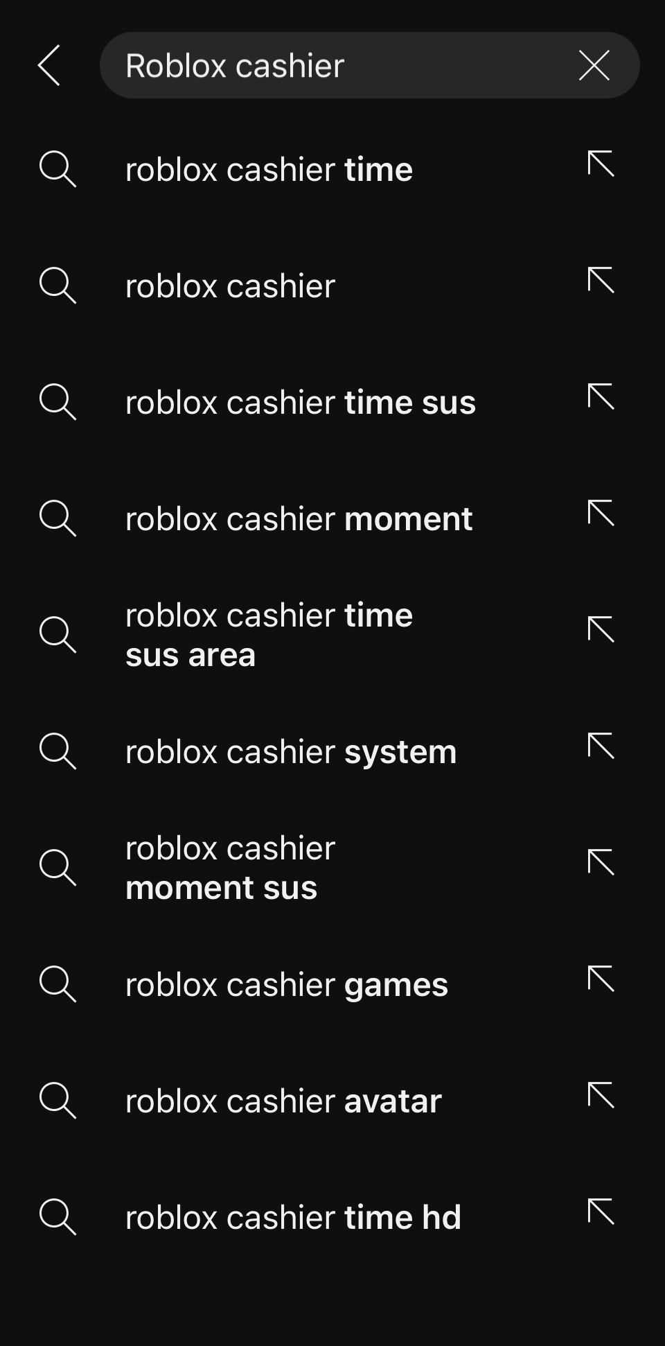 SUS ROBLOX GAMES 