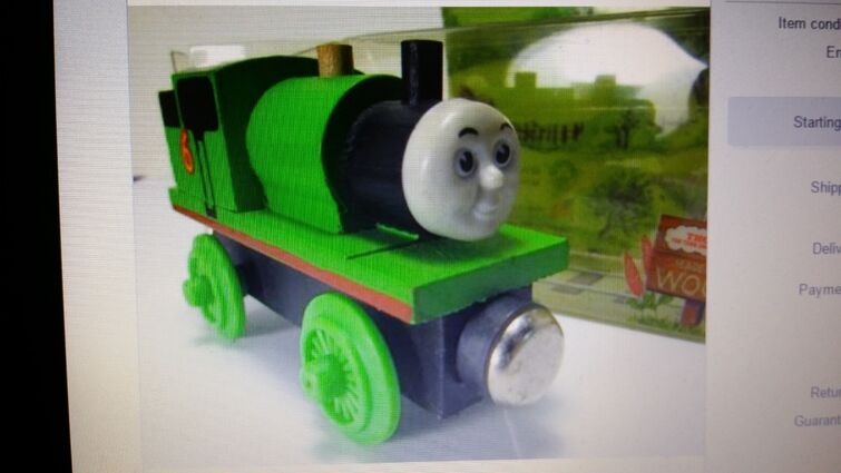 Rare wooden thomas trains sales