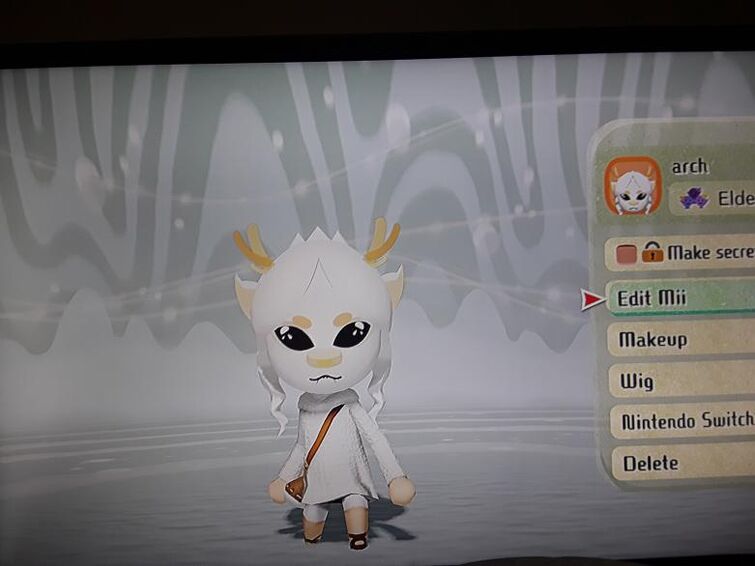 so i have been playing miitopia lately, and i made a archalium mii.