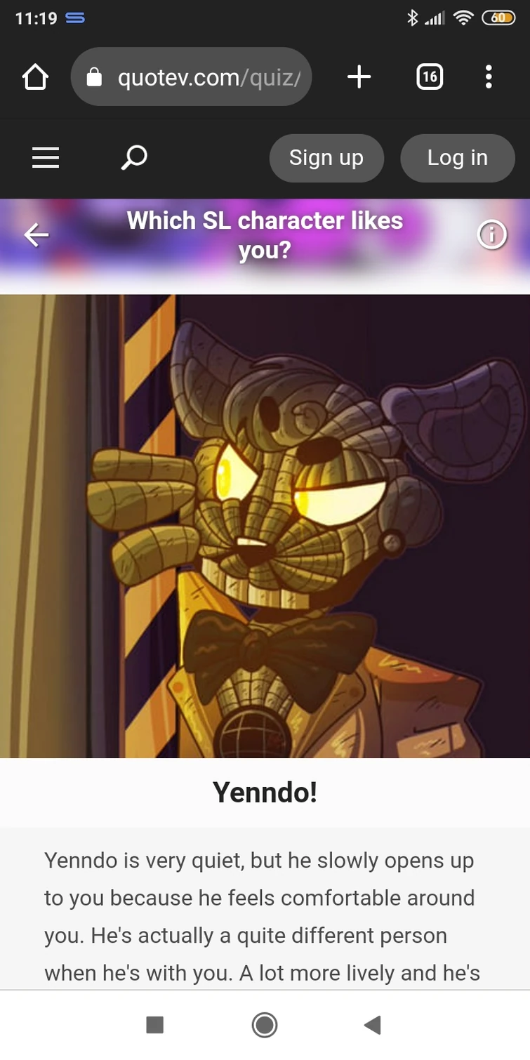 I did some FNaF quizzes on Quotev Fandom