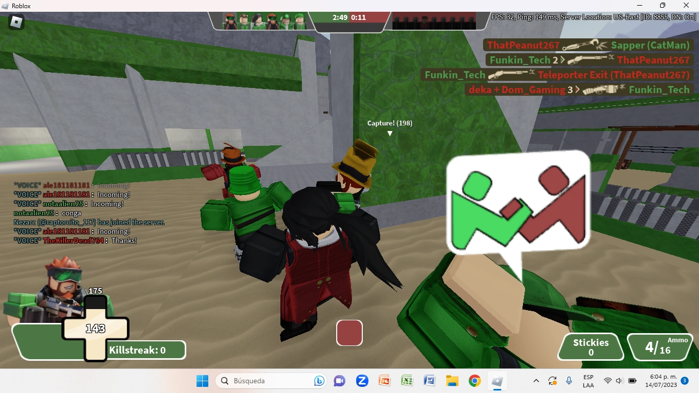 pictures of one of the first conga lines in tc2 history Fandom