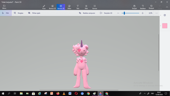I Make Unicorn In Paint 3d Fandom - how to make shirts on roblox using paint 3d