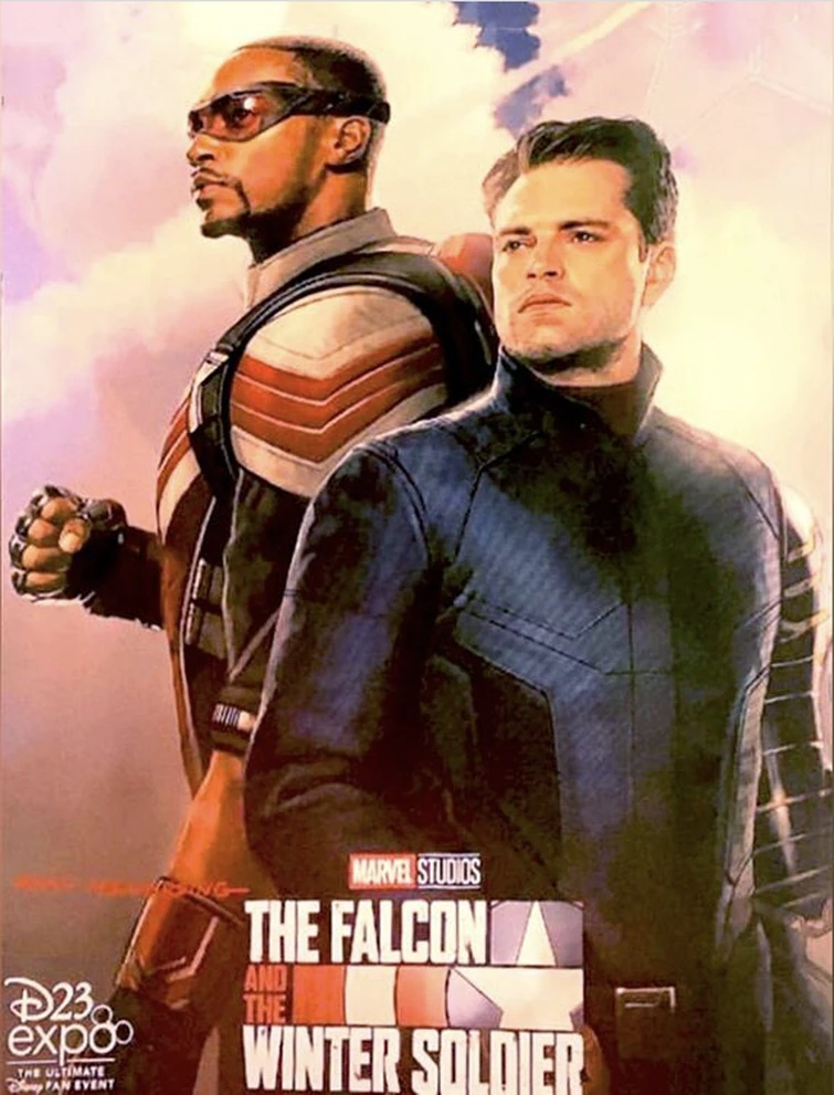 OFFICIAL “Falcon and the Winter Soldier” Concept Poster at D23!!