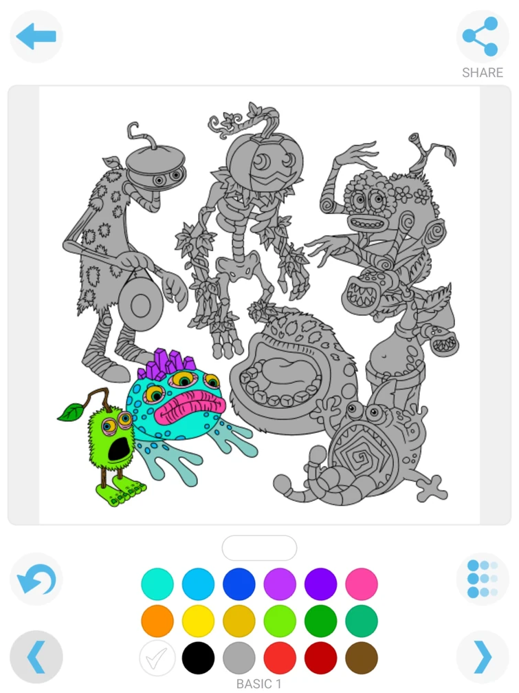 Msm color book : plant island (drawing 1) (update 2) (+Furcorn) | Fandom