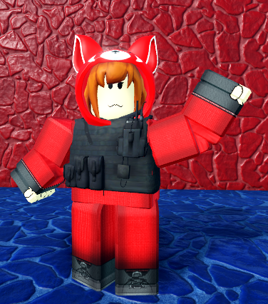 The Custom Pose Red Panda Fandom - roblox arsenal custom skins