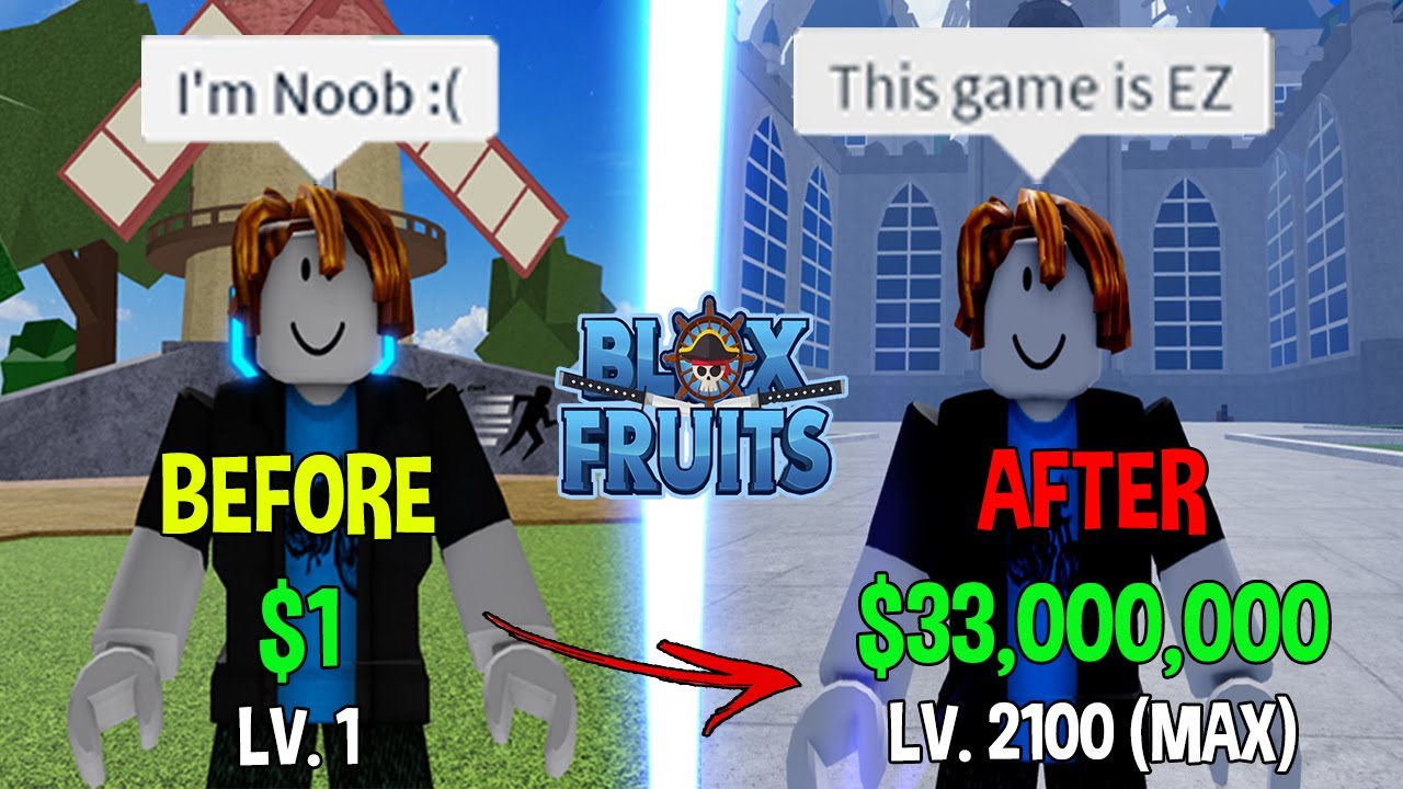 Noob to Max Level 1-2300 using Awakened Light in Bloxfruits