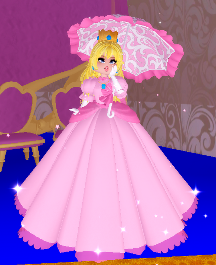Royale High - Outfit Idea 2 (Princess Peach) by MlpBaseMakers2017