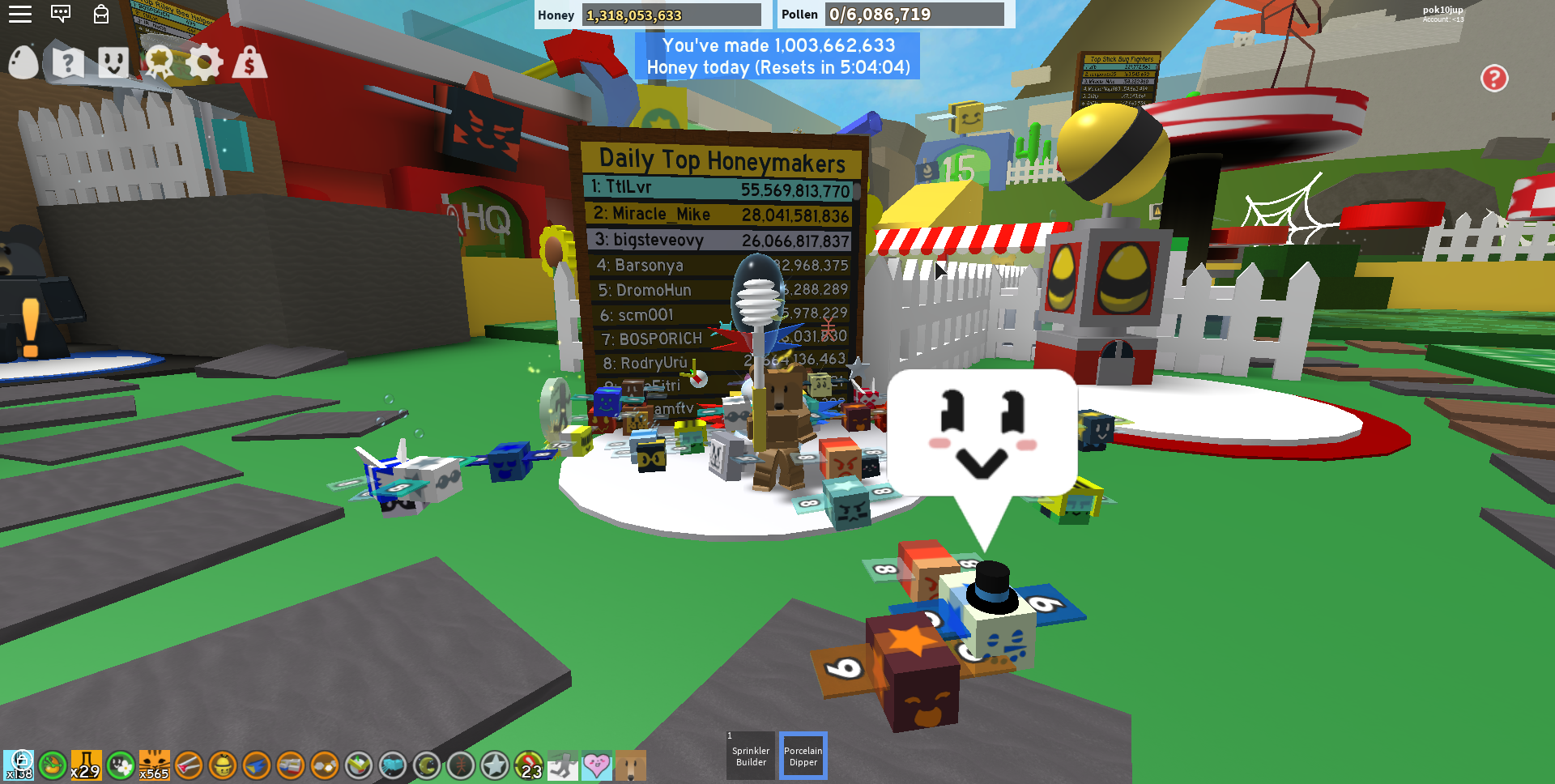 got 1 billion honey roblox bee swarm simulator