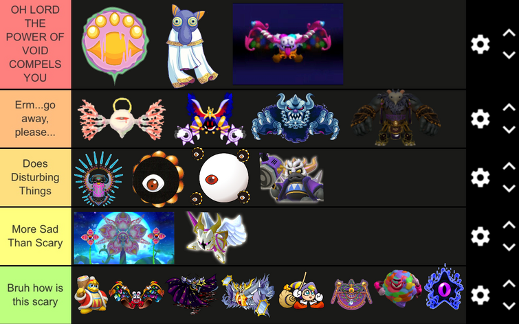 boss tier list based on all factors (fun, interesting idea