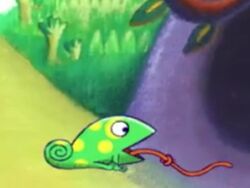 Green chameleon