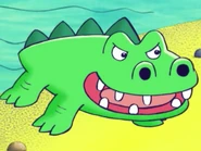 Kevin with a nasty grin.