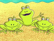 Three Frogs