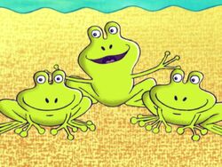 Three Frogs