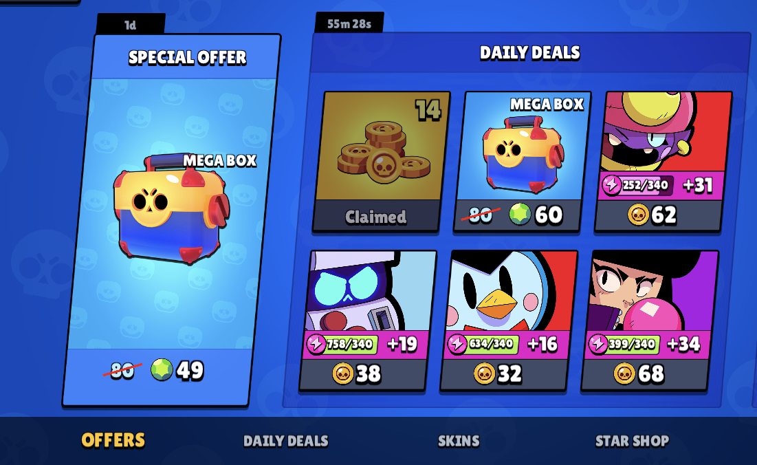 I Wonder Which Mega Box Deal I Should Buy Fandom - brawl stars buying mega boxes new account