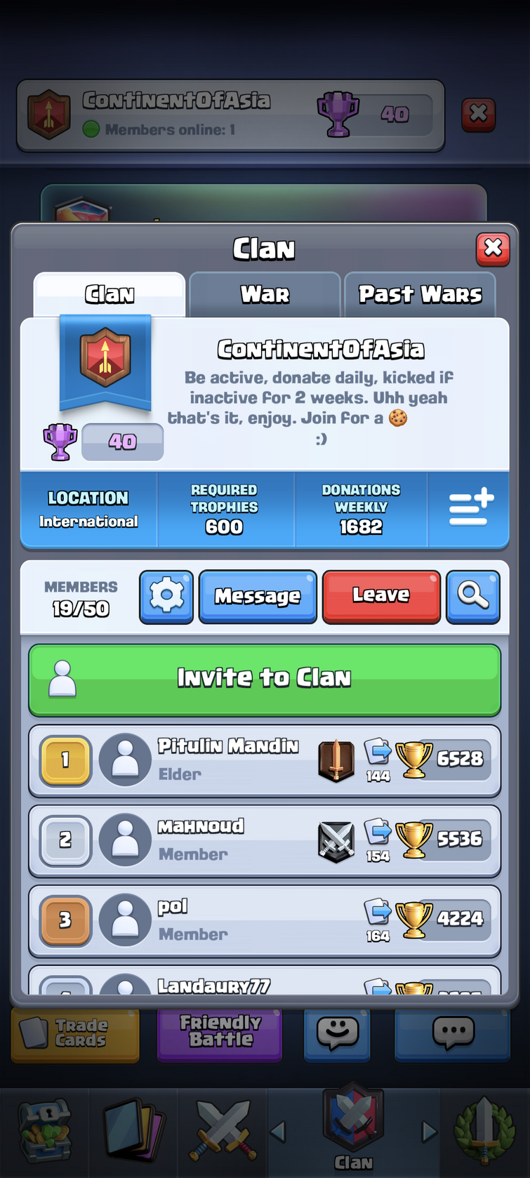 Clan cheap clash royale