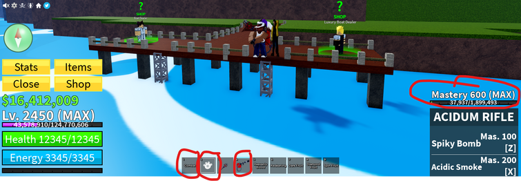 O COMBO ONE SHOT DE ICE E RENGOKU DO PVP DO BLOX FRUITS!!