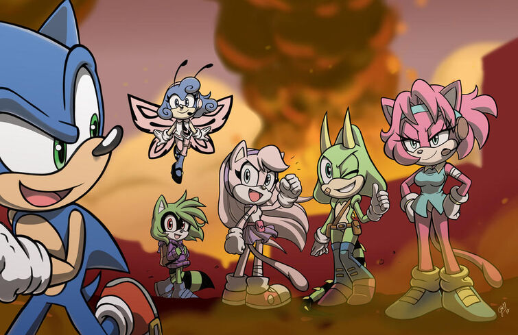 180695 - safe, artist:chibi-jen-hen, mighty the armadillo (sonic), canon x  oc, oc, oc:crystal the cat, armadillo, cat, feline, mammal, archie sonic  the hedgehog, sega, sonic the hedgehog (series), 2015, bandage, blue eyes