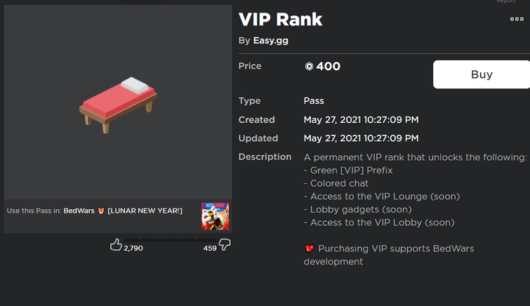 VIP Access - Roblox