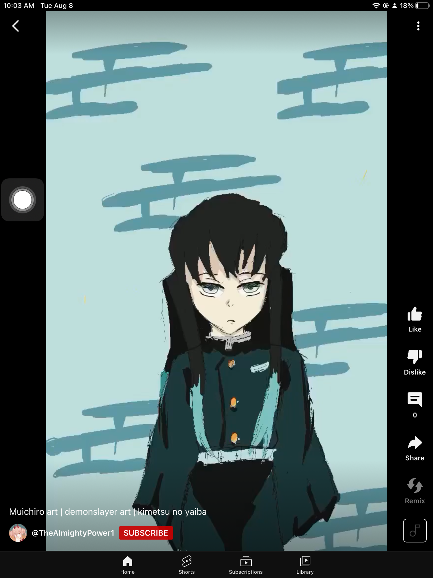 Muichiro art i made for his birthday! Fandom