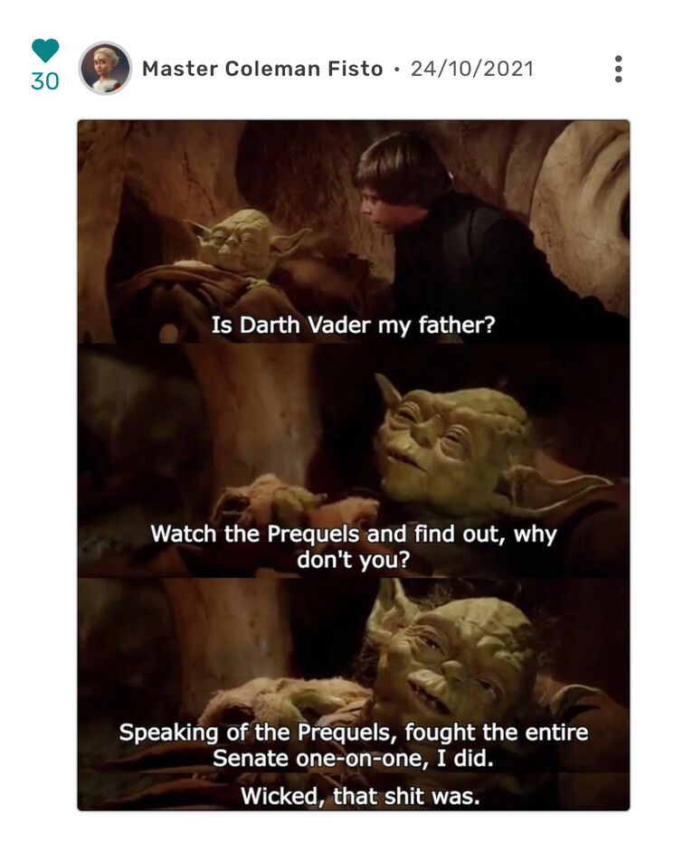 Check the Wookieepedia : r/PrequelMemes