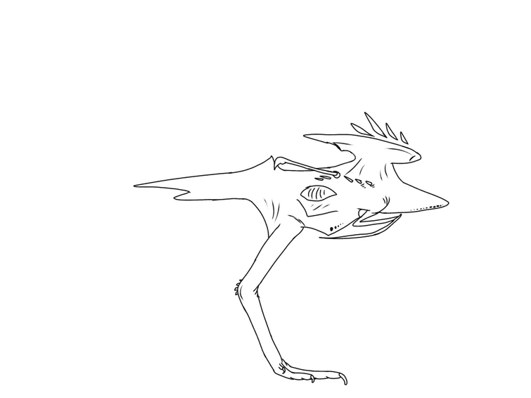 Monopod creature concept WIP Pings open Fandom