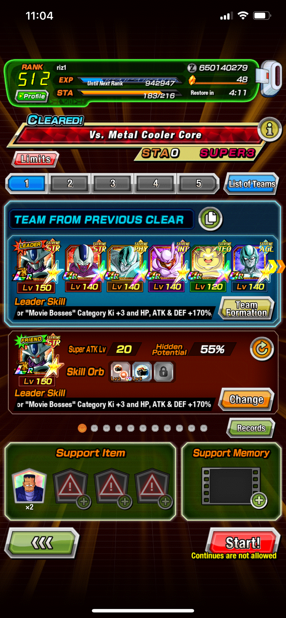 I finally beat the all ext Type mission for redzone metal cooler