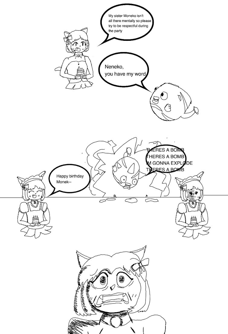 I redrew a funny meme i found on r battlecats fandom