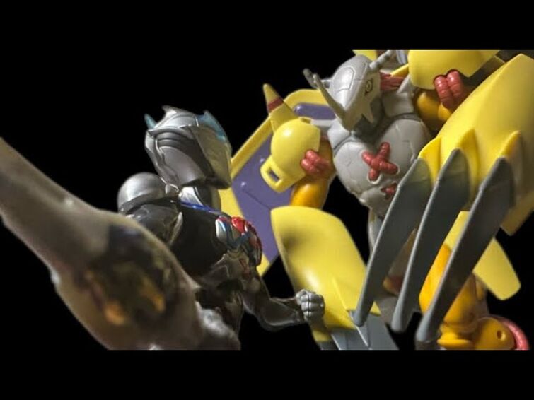 WARGREYMON VS ULTRAMAN BLAZAR PART 1