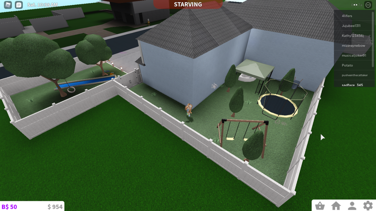 Rate my bloxburg house 1/10 :>