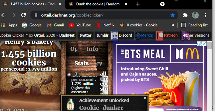 How to Get the Cookie Dunker Achievement on Cookie Clicker