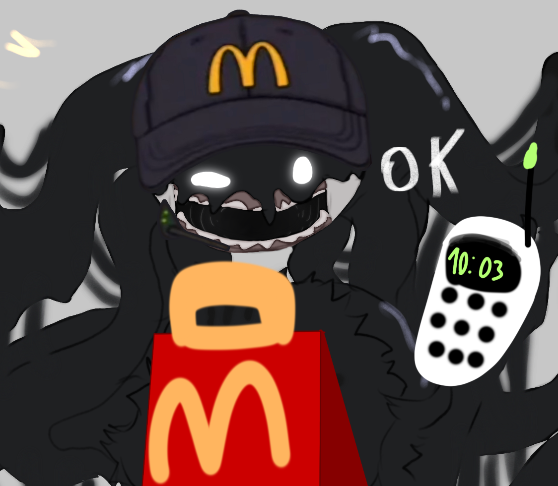 Roblox doors, mcdo screech | Sticker