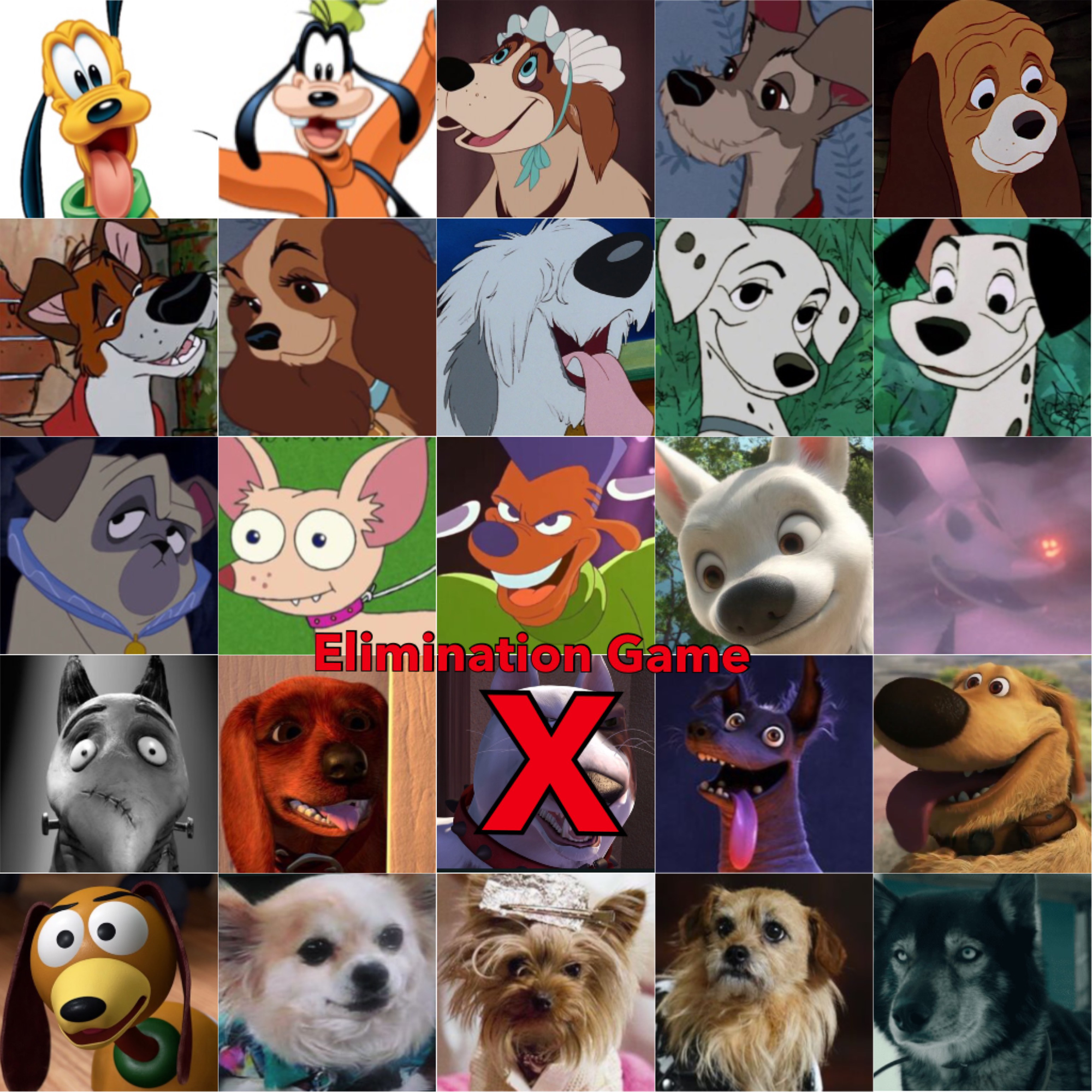 Disney Dogs Elimination Game - Who Would You Eliminate??