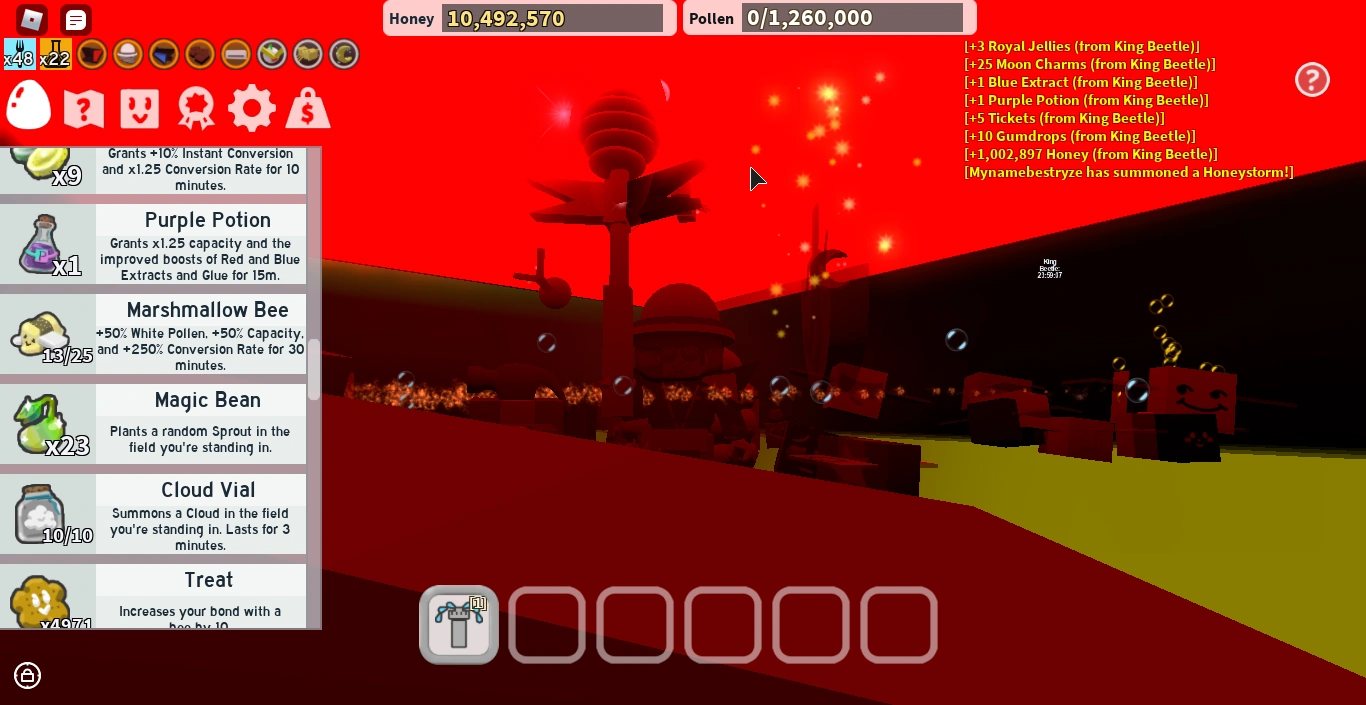 Gifted Bees Vs Stick Bug King Beetle And Tunnelbear Bee Swarm Simulator All Secrets And Guides Of Game - bee swarm simulator roblox secret tunnel