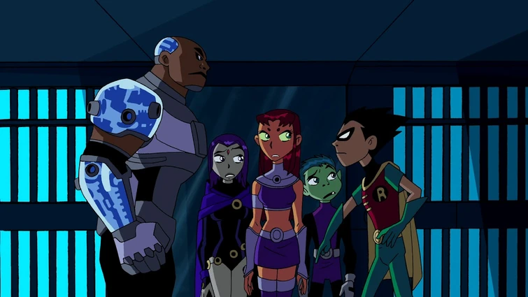 틴 타이탄 시즌1 더빙판 - 타이탄의 분열과 위기