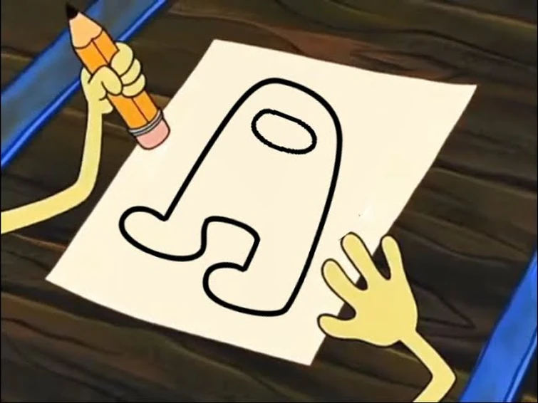 spongebob is acting sussy