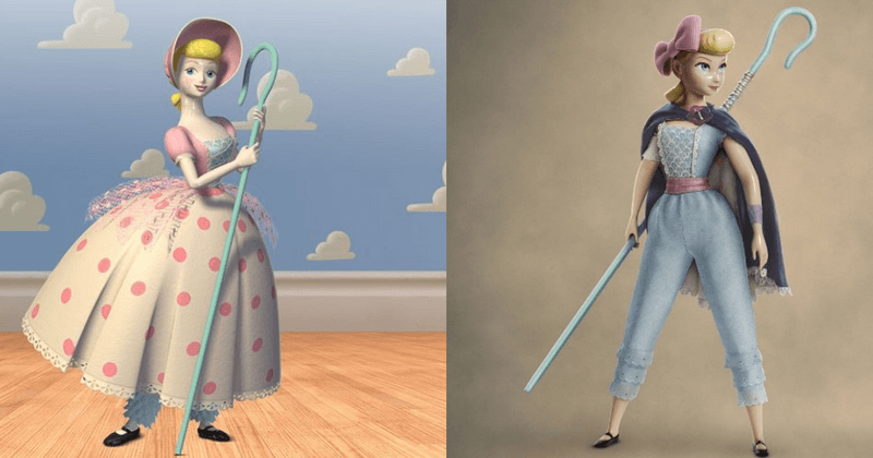 Bo Peep’s evolution: how much can we extrapolate just based on her attire? 