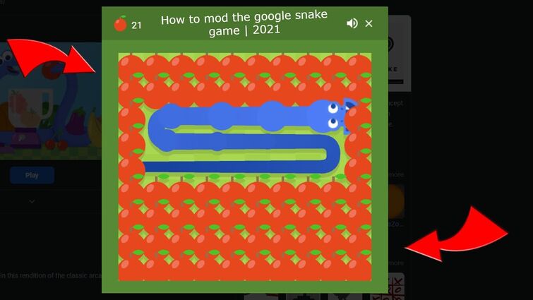 Do you know the google snake game??? Well look at my high score