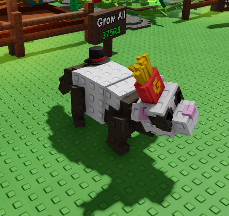 Подробное описание фретки с картошкой фри в Grow a Garden