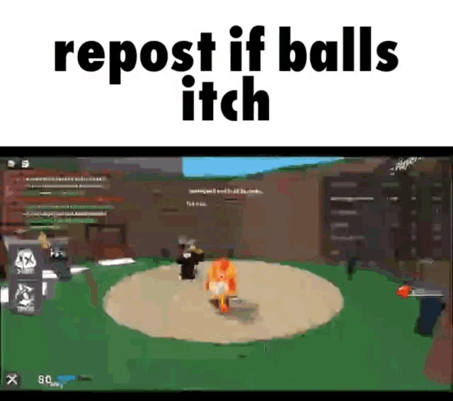 repost if balls itch Fandom