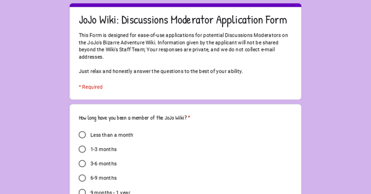 Discussions Moderator Applications are now open Fandom