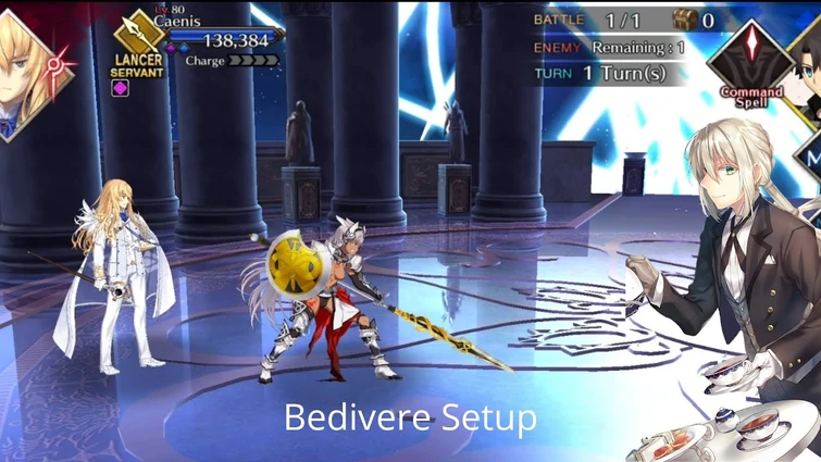 [FGO NA] LB 5 Olympus Caenis Recollection Quest — Bedivere Setup