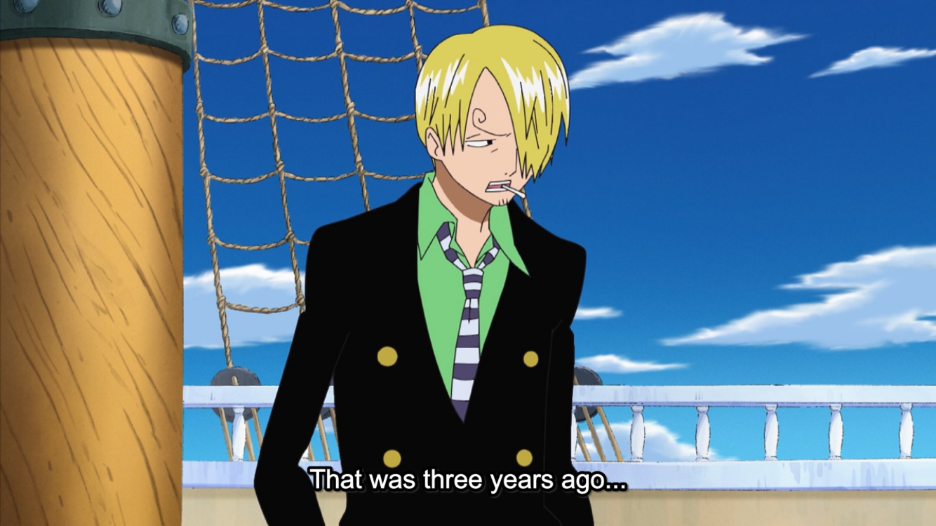 one piece sanji after 2 years