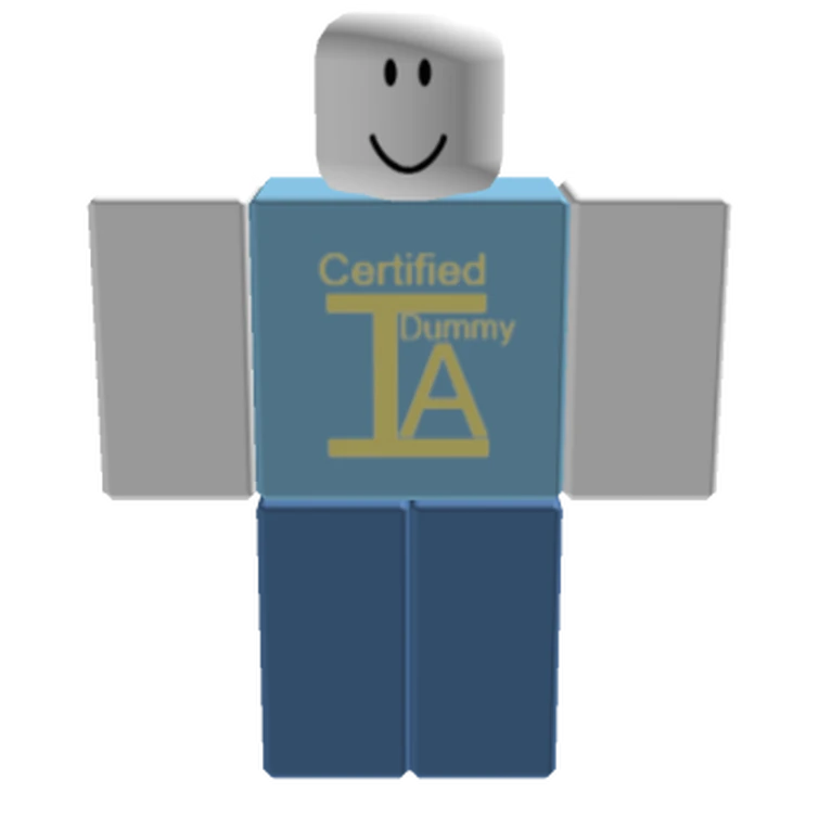 Combat dummy but he's snowy (don't mind the different face and small t