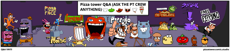 Ask: Pizza Tower! - Comic Studio