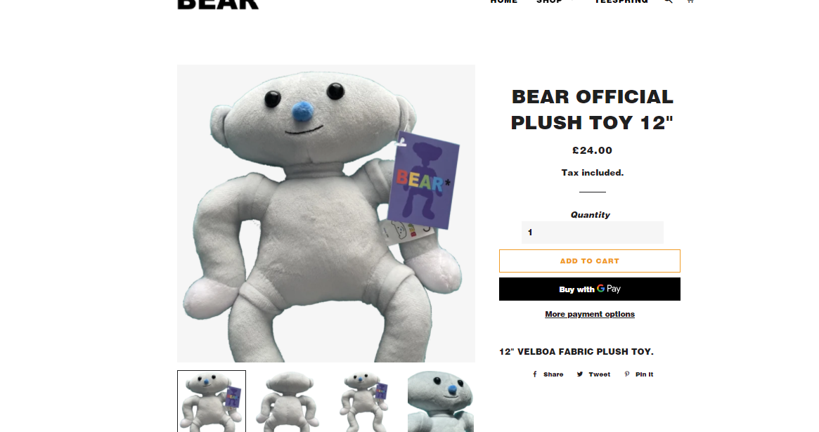 BEAR* - Roblox Plush