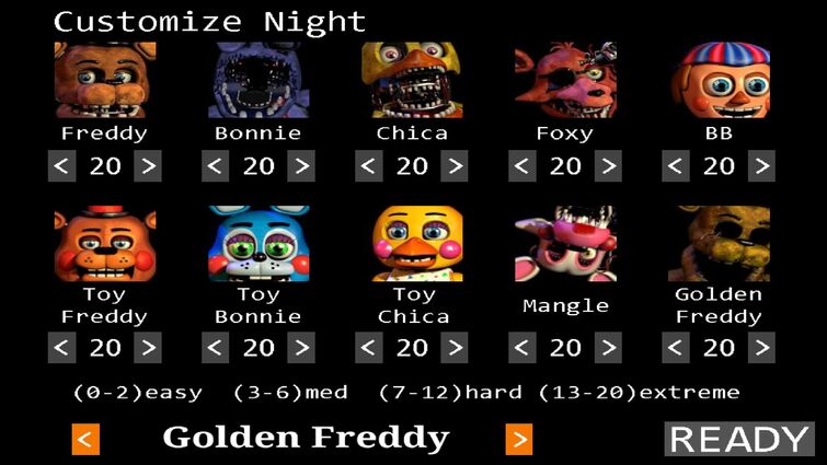 ULTIMATE CUSTOM NIGHT JUST GOT HARDER!