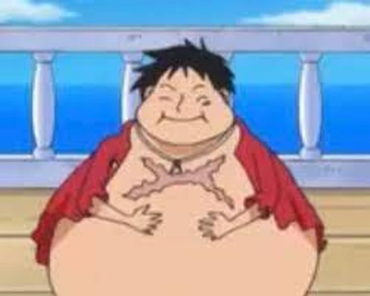 Can luffy ever get Obese or maintain the weight he gains from eating