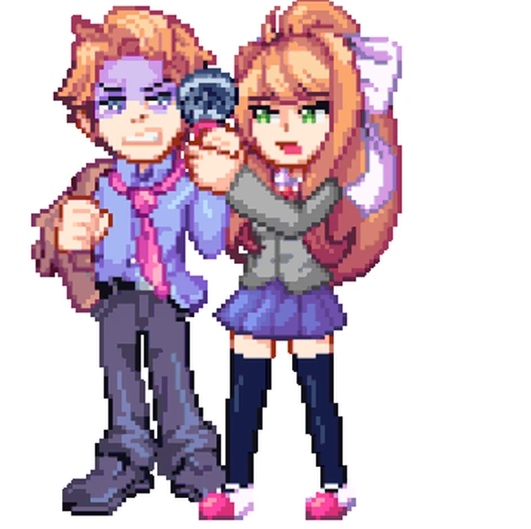 Картинки моника из фнф